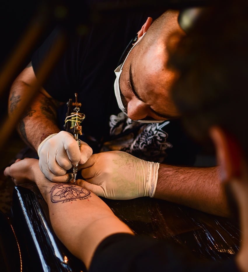 Person Getting a Tattoo 1